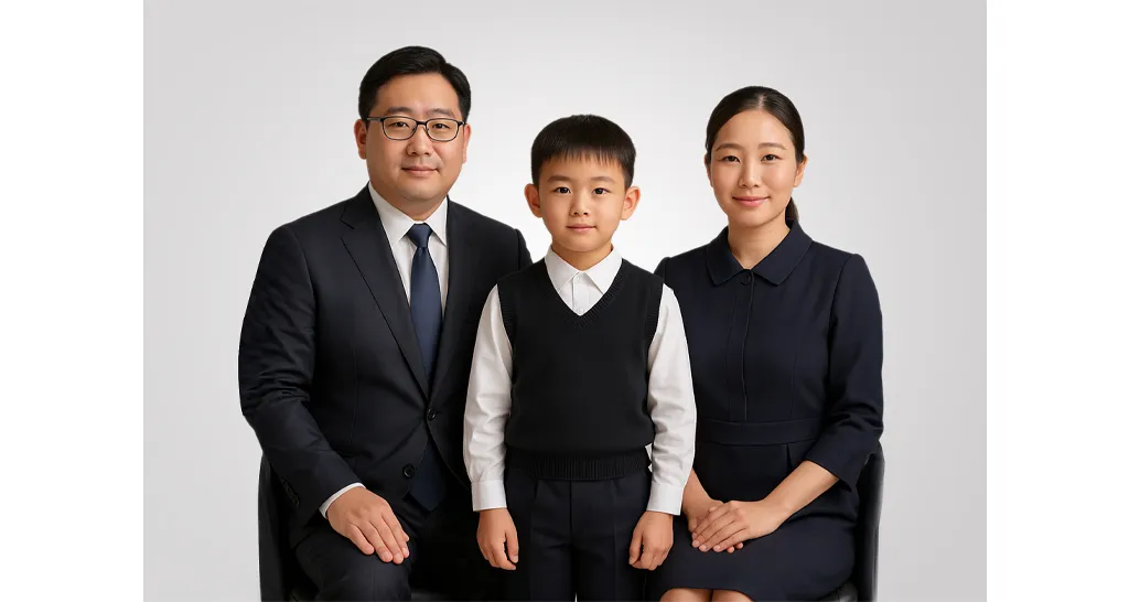 小学校受験で必要な受験生の家族写真