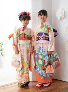 753の姉妹の記念写真