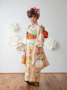 753の7才の記念写真を横浜で撮影